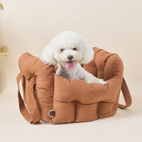 HKM-4382653 Portable Dog and Cat Safety Seat - Versatile Pet Carrier Backpack for Front Passenger Seat