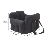 HKM-4382653 Portable Dog and Cat Safety Seat - Versatile Pet Carrier Backpack for Front Passenger Seat