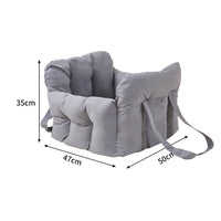 HKM-4382653 Portable Dog and Cat Safety Seat - Versatile Pet Carrier Backpack for Front Passenger Seat
