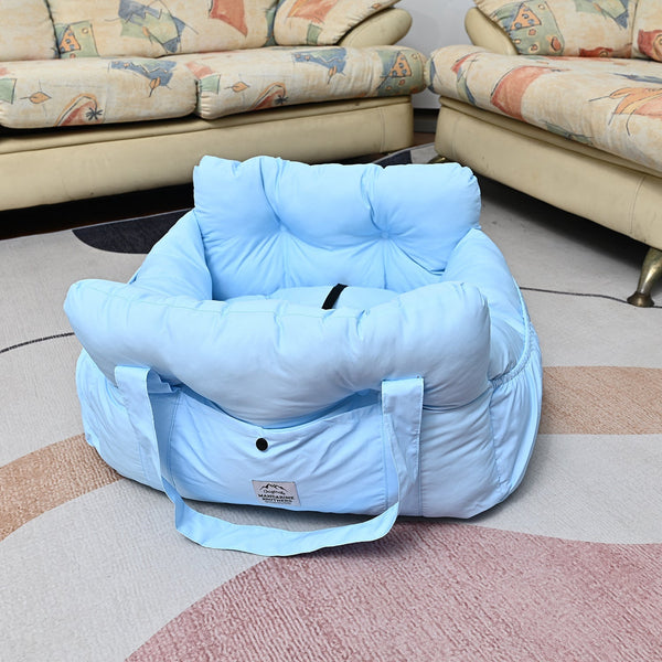 HKM-4384445 Portable Car Kennel for Dogs - Four Seasons Universal Pet Go Out with Net Pockets in Multiple Colors