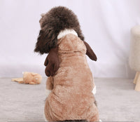 HKM-4384573 Cozy Cartoon Coral Fleece Dog Costumes for Autumn and Winter