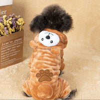 HKM-4384573 Cozy Cartoon Coral Fleece Dog Costumes for Autumn and Winter