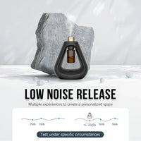 HKM-438483 Mini Pure Nebulizing Essential Oil Aroma Diffuser - Portable Waterless Humidifier for Home Use