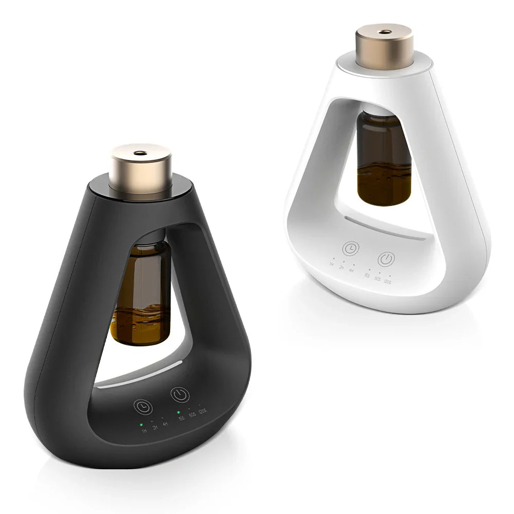 HKM-438483 Mini Pure Nebulizing Essential Oil Aroma Diffuser - Portable Waterless Humidifier for Home Use