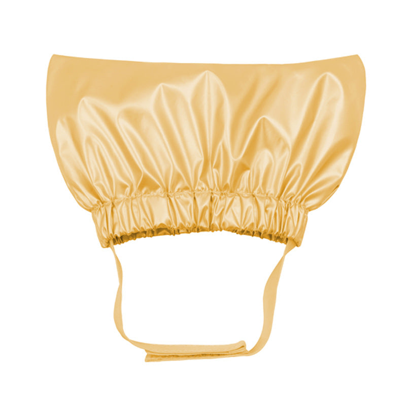 HKM-4385213 Adjustable Waterproof Shower Cap for Cats and Dogs - Monochrome Design in Silver, Pink, Gold