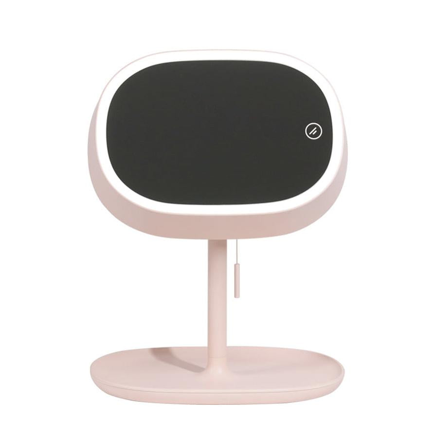 HKM-438547 Portable Foldable LED Makeup Mirror with Touch Control, Ideal for Home and Travel