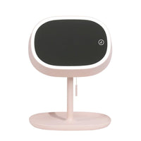 HKM-438547 Portable Foldable LED Makeup Mirror with Touch Control, Ideal for Home and Travel