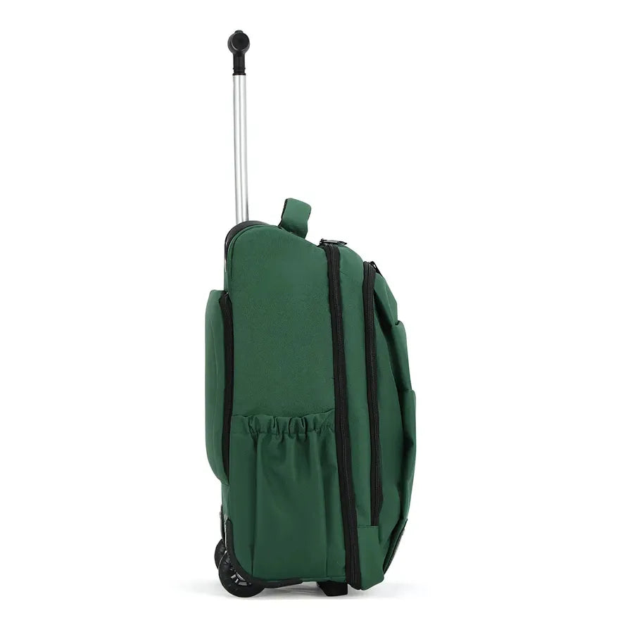 HKM-438611 Custom Carry-On Trolley Backpack with Wheels for Air Travel