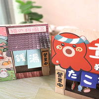 HKM-4386365 Japanese Style Cat Scratch Board with Grilled Octopus Ball Design