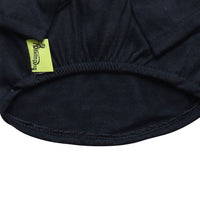HKM-4386749 Small Dog Teddy Printed Plaid Collar T-Shirt - Black/Pink, Black/Yellow, Black/Blue