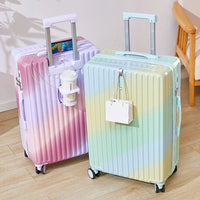 HKM-438675 Three-Piece Multifunctional Luggage Set for Kids - Durable ABS Trolley Travel Bags