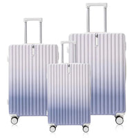 HKM-438675 Three-Piece Multifunctional Luggage Set for Kids - Durable ABS Trolley Travel Bags