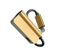 HKM-438675 iPhone Compatible 3.5mm AUX & Lightning Charging Adapter - Dual Function Audio Splitter