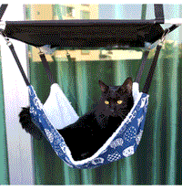 HKM-4387773 Breathable Cotton Linen and Lamb Velvet Pet Hammock, Multiple Sizes Available