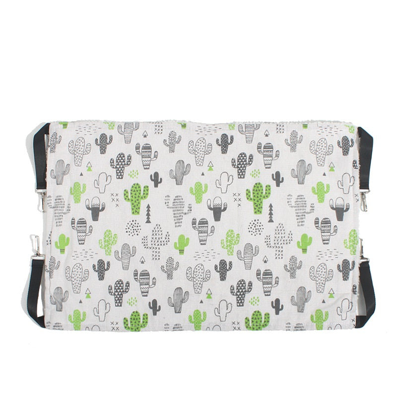 HKM-4387773 Breathable Cotton Linen and Lamb Velvet Pet Hammock, Multiple Sizes Available