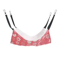 HKM-4387773 Breathable Cotton Linen and Lamb Velvet Pet Hammock, Multiple Sizes Available