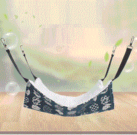 HKM-4387773 Breathable Cotton Linen and Lamb Velvet Pet Hammock, Multiple Sizes Available