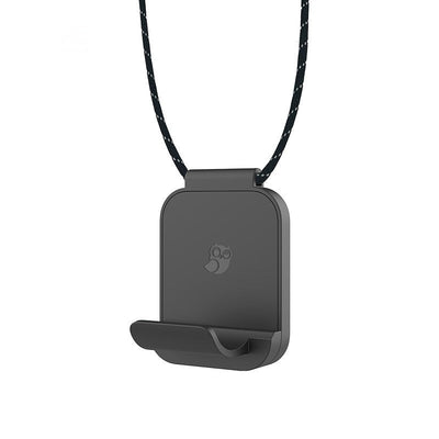HKM-4389949 Universal Magnetic Lanyard for Sports Cameras - Durable Black Plastic Design