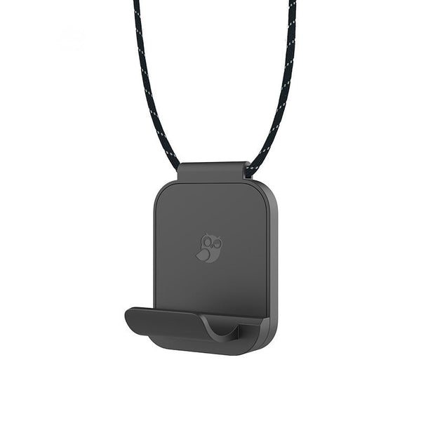 HKM-4389949 Universal Magnetic Lanyard for Sports Cameras - Durable Black Plastic Design