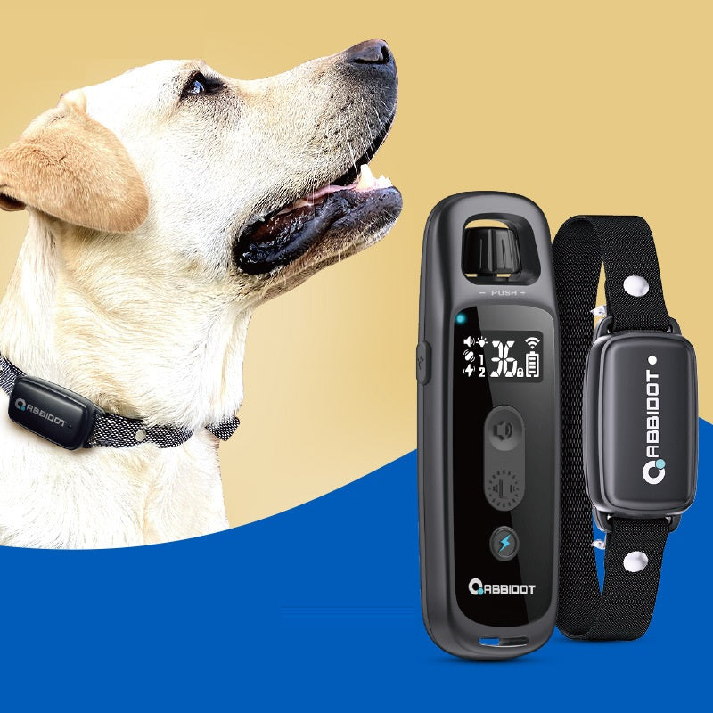 HKM-4391613 Remote Control Anti-Barking Collar with Sound, Vibration, and Electric Shock Modes