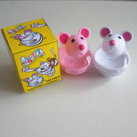 HKM-4392125 Leaky Tumbler Ball for Cats - Interactive Mouse Design, 5cm Diameter, 7cm Height, 33.6g