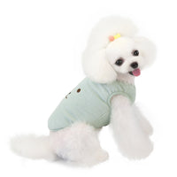 HKM-4392509 Cozy Cotton Pet Dog Vest with Bear Embroidery for Autumn and Winter