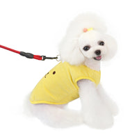 HKM-4392509 Cozy Cotton Pet Dog Vest with Bear Embroidery for Autumn and Winter
