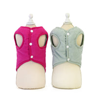 HKM-4392509 Cozy Cotton Pet Dog Vest with Bear Embroidery for Autumn and Winter