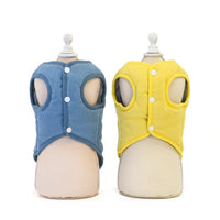HKM-4392509 Cozy Cotton Pet Dog Vest with Bear Embroidery for Autumn and Winter