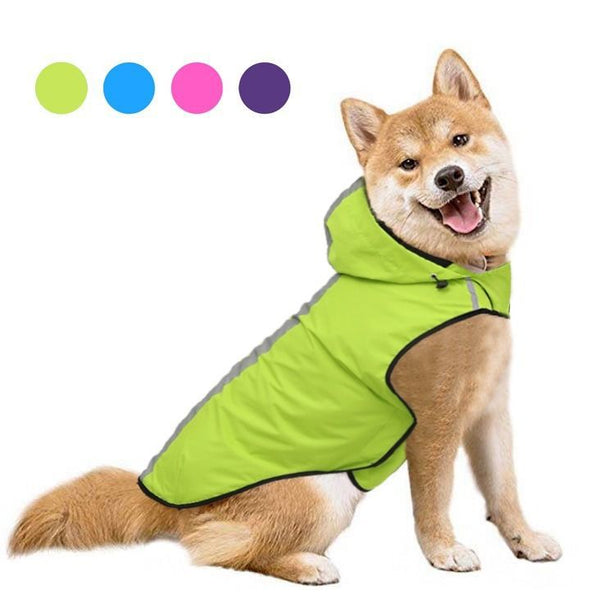 HKM-4393533 Waterproof Pet Raincoat for Easy Wear - Available in Multiple Colors and Sizes
