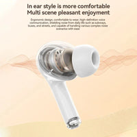 HKM-439443 True Wireless Earphones E17 with Bluetooth 5.3, Waterproof In-Ear Headset, Built-in Microphone for Gaming and Phone Use