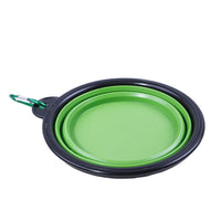 HKM-4395709 Folding Dog Bowl with Traction Rope Set for Easy Outdoor Adventures
