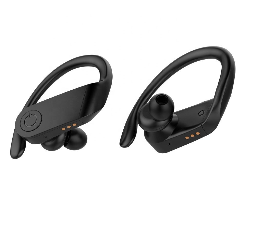 HKM-439635 B11 TWS Bluetooth Headset with Dual MIC Noise Reduction and Wireless Charging - Black