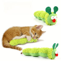 HKM-439635 Interactive Plush Cat Toy Pillow – Soft, Durable, No Battery Required, Endless Fun for Cats