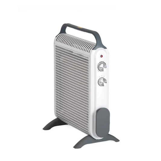 HKM-439635 Silent 2000W Portable Infrared Convector Heater with Tip Over and Overheat Protection for Indoor Use