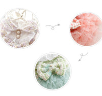 HKM-4396477 Princess Style Gauze Skirt for Small Dogs in Light Purple, Mint Green, Watermelon Pink