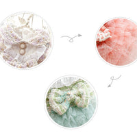 HKM-4396477 Princess Style Gauze Skirt for Small Dogs in Light Purple, Mint Green, Watermelon Pink
