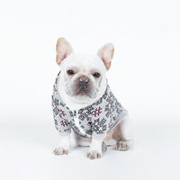 HKM-4396989 Casual Cotton Teddy Dog Pattern Pet Clothes in Red and Green, Sizes S to XXL