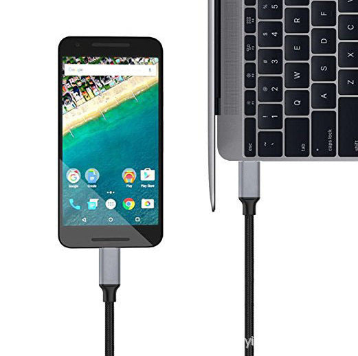 HKM-439827 TYPE-C Fast Charging Data Cable with Single Connector, 1m Length, Compatible with USB3.1 Devices
