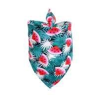 HKM-4399293 Tropical Wind Floral Pet Drool Towel for Small to Large Dogs - Polyester Fabric