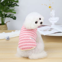 HKM-4400061 Cozy Cotton Fleece Vest for Dogs - Available in Pink, Yellow, Orange, Sizes S to XXL