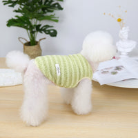 HKM-4400061 Cozy Cotton Fleece Vest for Dogs - Available in Pink, Yellow, Orange, Sizes S to XXL