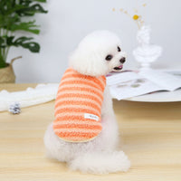 HKM-4400061 Cozy Cotton Fleece Vest for Dogs - Available in Pink, Yellow, Orange, Sizes S to XXL