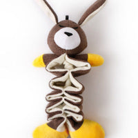 HKM-4401341 Plush Pet Toy: Cotton and Linen Dog Toys in Koala, Kangaroo, and Hippo Designs