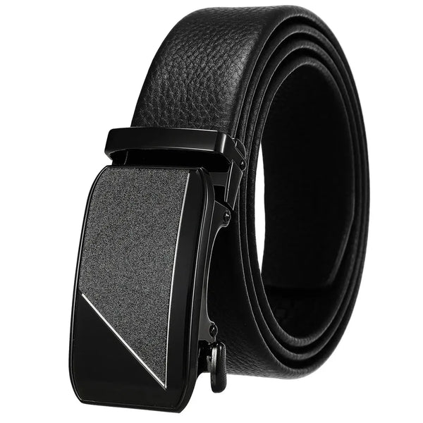 HKM-440147 Genuine Leather Men's Belt with Removable Buckle - Model Ly36-24683-5