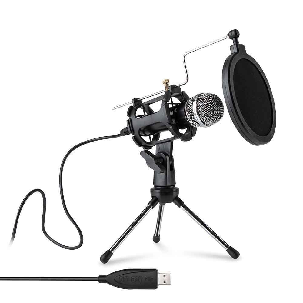 HKM-440147 Omnidirectional Microphone for PC, PS4, PS5, and Notebooks with 2m Cable