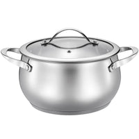 HKM-440147 Stainless Steel Non-Stick Cooking Pot Set - 8 Piece Cookware Collection