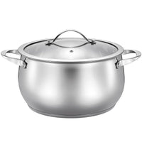 HKM-440147 Stainless Steel Non-Stick Cooking Pot Set - 8 Piece Cookware Collection