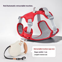 HKM-4402237 Adjustable Dog Leash with Chest Strap and Lead Rope in Various Colors