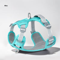 HKM-4402237 Adjustable Dog Leash with Chest Strap and Lead Rope in Various Colors